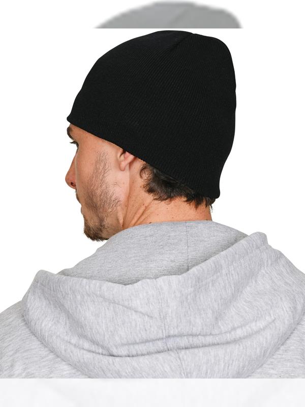 Absolute Apparel Knitted Recycled Acrylic Short Beanie Adult