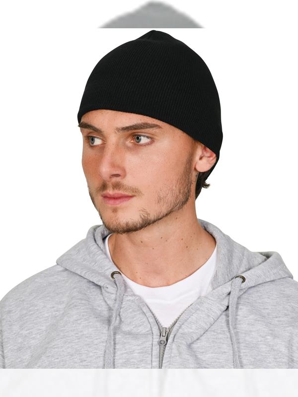 Absolute Apparel Knitted Recycled Acrylic Short Beanie Adult
