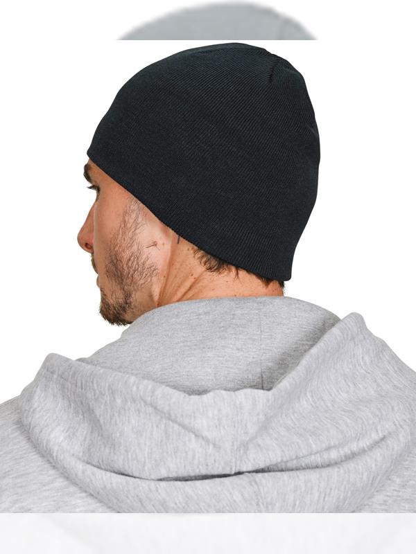 Absolute Apparel Knitted Recycled Acrylic Short Beanie Adult