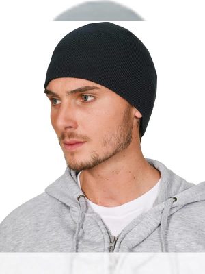 Absolute Apparel Knitted Recycled Acrylic Short Beanie Adult - Image 12