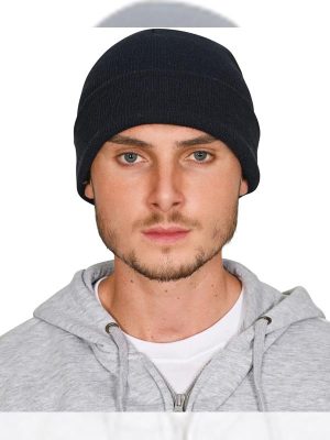 Absolute Apparel Knitted Recycled Acrylic Turn Up Beanie Adult - Image 16
