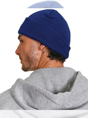 Absolute Apparel Knitted Recycled Acrylic Turn Up Beanie Adult - Image 20