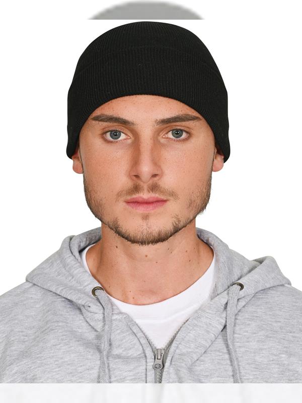 Absolute Apparel Knitted Recycled Acrylic Turn Up Beanie Adult