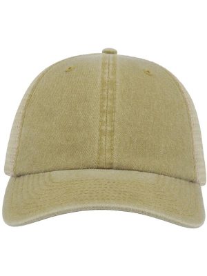 Atlantis Case Pigment Dyed 6 Panel Trucker Cap Adult - Image 5