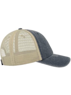 Atlantis Case Pigment Dyed 6 Panel Trucker Cap Adult - Image 15