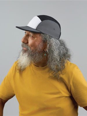 Atlantis Darwin 5 Panel Unstructured Low Profile Flat Visor Organic Camper Cap Adult - Image 1