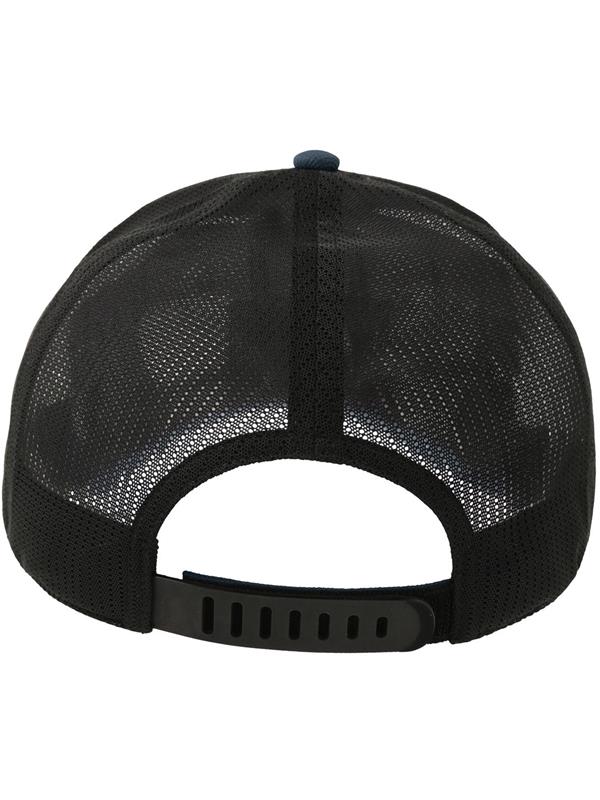 Atlantis Dempo 5 Panel Unstructured Mid Profile Mid Visor Textured Stretch Recycled Trucker Cap Adult