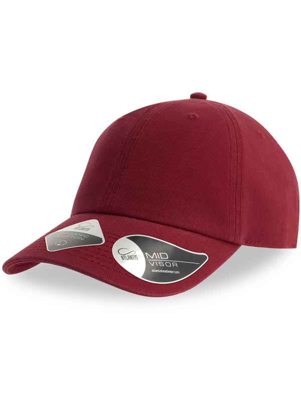 Atlantis Fraser Organic Cotton Unstructured 6 Panel Cap Adult