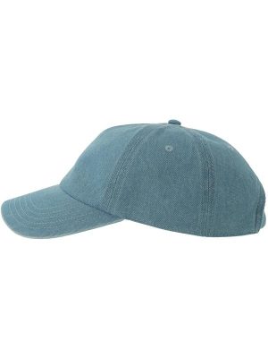 Atlantis Iraya 5 Panel Unstructured Low Profile Mid Visor Denim Recycled Cap Adult - Image 15
