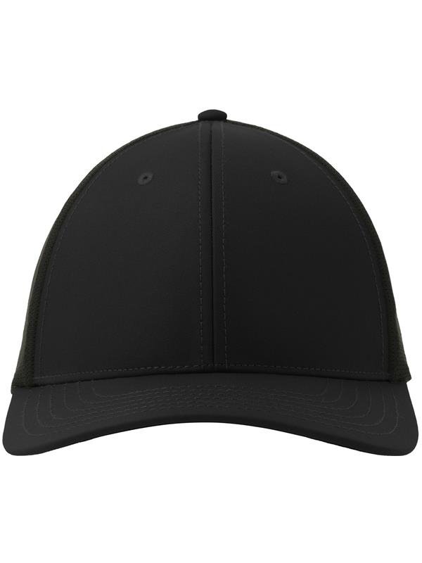 Atlantis Nila 6 Panel Structured Low Profile Mid Visor Stretch Fully Closed Recycled Trucker Cap Adult