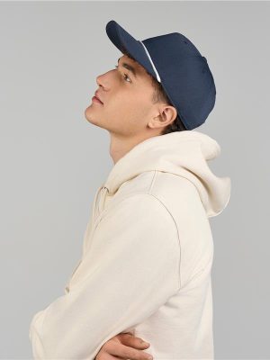 Atlantis Paka 5 Panel Structured High Profile Mid Visor With Rope Recycled Cap Adult - Image 1