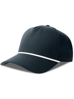 Atlantis Paka 5 Panel Structured High Profile Mid Visor With Rope Recycled Cap Adult - Image 4