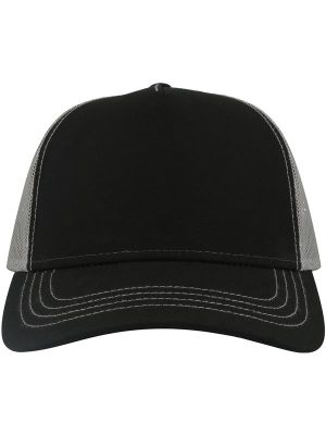 Atlantis Rapper Canvas S Recycled 5 Panel Trucker Adult - Image 17