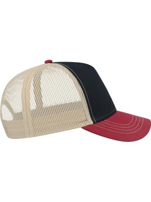 Atlantis Rapper Canvas S Recycled 5 Panel Trucker Adult - Image 23