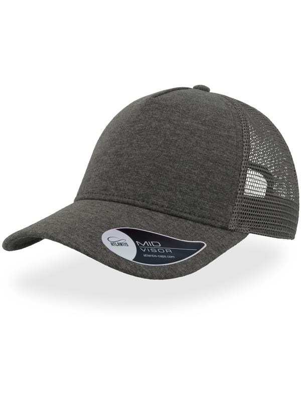 Atlantis Rapper Jersey Mid Visor Trucker Cap Adult