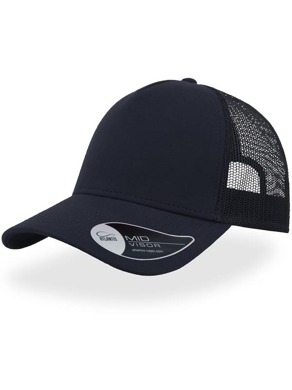 Atlantis Rapper Jersey Mid Visor Trucker Cap Adult