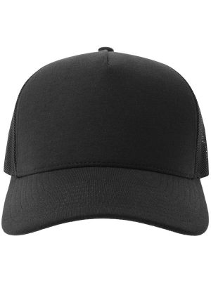 Atlantis Rapper Jersey S 5 Panel Structured Mid Profile Mid Visor Recycled Trucker Cap Adult - Image 4