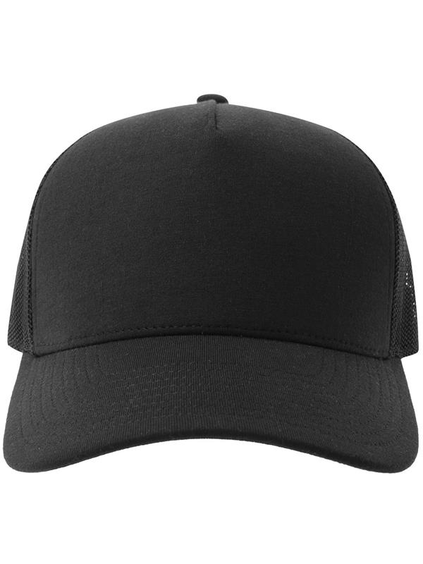 Atlantis Rapper Jersey S 5 Panel Structured Mid Profile Mid Visor Recycled Trucker Cap Adult