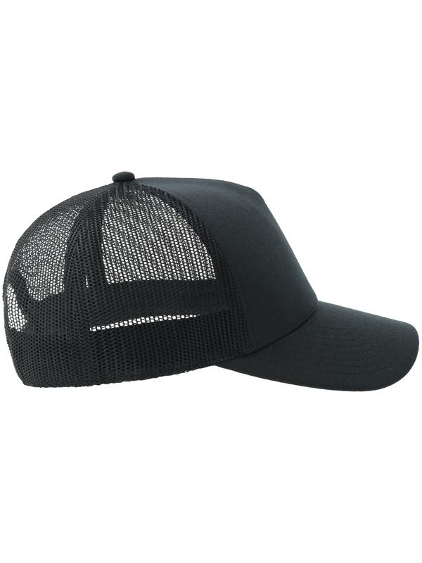 Atlantis Rapper Jersey S 5 Panel Structured Mid Profile Mid Visor Recycled Trucker Cap Adult