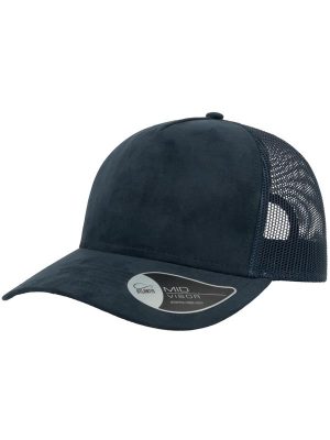 Atlantis Rapper Suede 5 Panel Trucker Cap Adult - Image 15