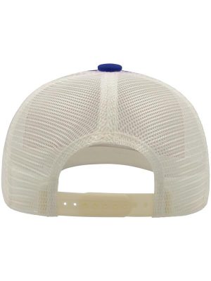 Atlantis Record Mid Visor 5 Panel Trucker Cap Adult - Image 19