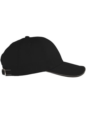 Atlantis Reflect 6 Panel Reflective Piping Baseball Cap Adult - Image 2