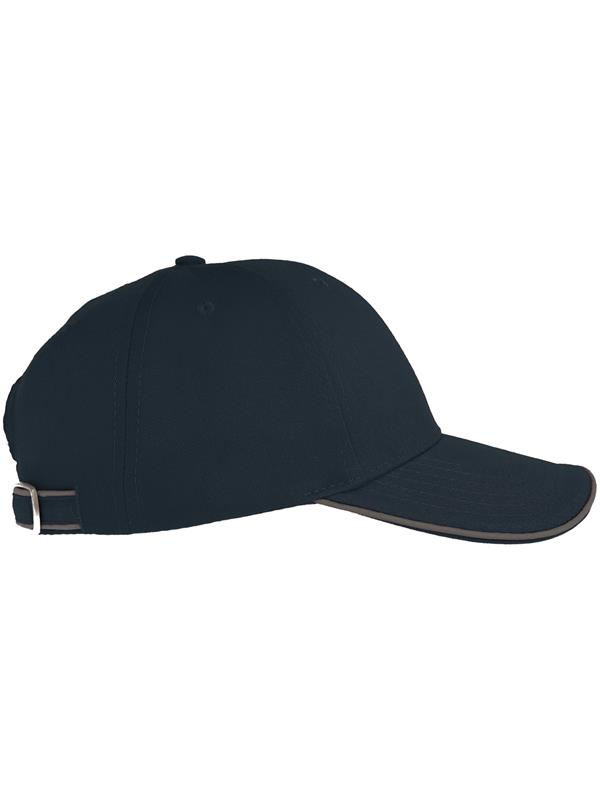 Atlantis Reflect 6 Panel Reflective Piping Baseball Cap Adult