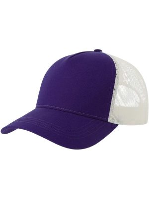 Atlantis Rapper Cotton S 5 Panel Sustainable Trucker Cap Adult - Image 30
