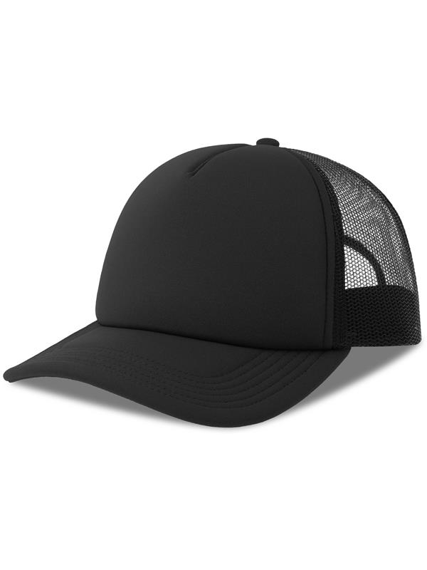 Atlantis Rapper S 5 Panel Structured Foam Mid Profile Curved Visor Recycled Trucker Cap Adult