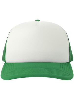 Atlantis Rapper S 5 Panel Structured Foam Mid Profile Curved Visor Recycled Trucker Cap Adult - Image 39