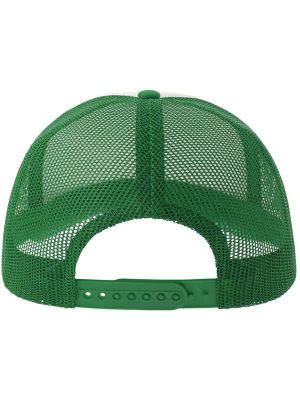 Atlantis Rapper S 5 Panel Structured Foam Mid Profile Curved Visor Recycled Trucker Cap Adult - Image 40