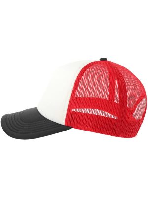 Atlantis Rapper S 5 Panel Structured Foam Mid Profile Curved Visor Recycled Trucker Cap Adult - Image 57