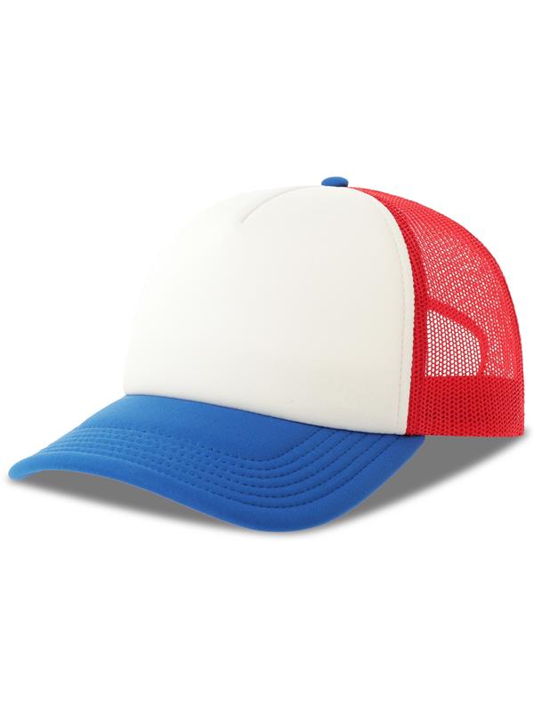 Atlantis Rapper S 5 Panel Structured Foam Mid Profile Curved Visor Recycled Trucker Cap Adult