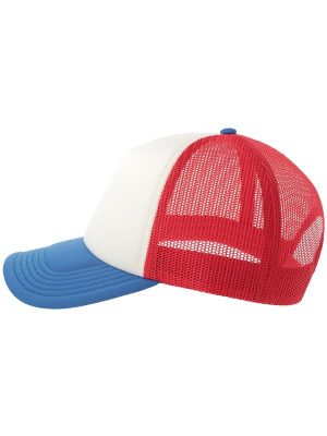 Atlantis Rapper S 5 Panel Structured Foam Mid Profile Curved Visor Recycled Trucker Cap Adult - Image 62