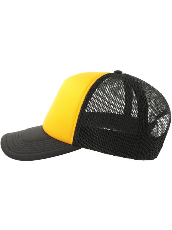 Atlantis Rapper S 5 Panel Structured Foam Mid Profile Curved Visor Recycled Trucker Cap Adult