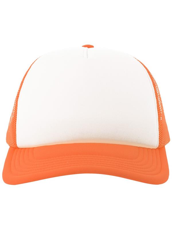 Atlantis Rapper S 5 Panel Structured Foam Mid Profile Curved Visor Recycled Trucker Cap Adult
