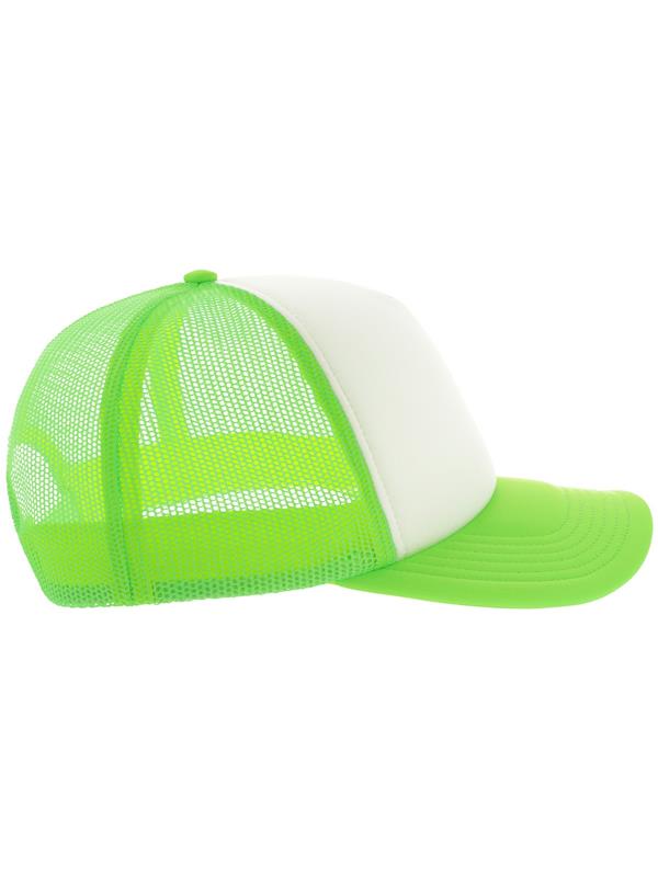 Atlantis Rapper S 5 Panel Structured Foam Mid Profile Curved Visor Recycled Trucker Cap Adult