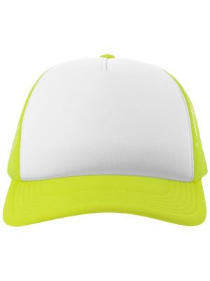 Atlantis Rapper S 5 Panel Structured Foam Mid Profile Curved Visor Recycled Trucker Cap Adult - Image 93