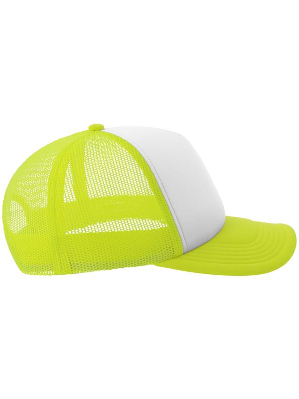 Atlantis Rapper S 5 Panel Structured Foam Mid Profile Curved Visor Recycled Trucker Cap Adult