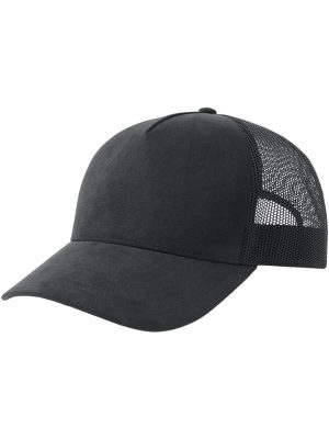 Atlantis Rapper Suede S 5 Panel Sustainable Trucker Cap Adult - Image 3