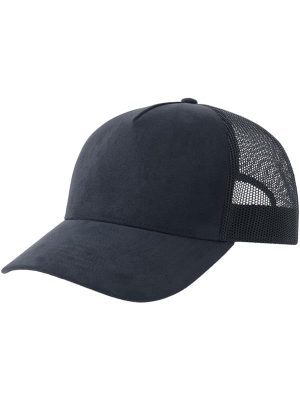 Atlantis Rapper Suede S 5 Panel Sustainable Trucker Cap Adult - Image 4