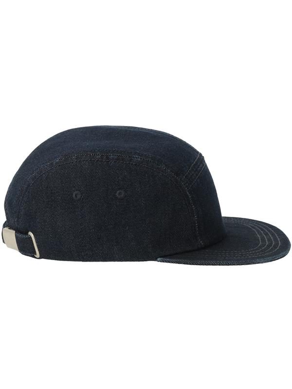 Atlantis Ruby 5 Panel Unstructured Low Profile Flat Visor Denim Recycled Camper Cap Adult