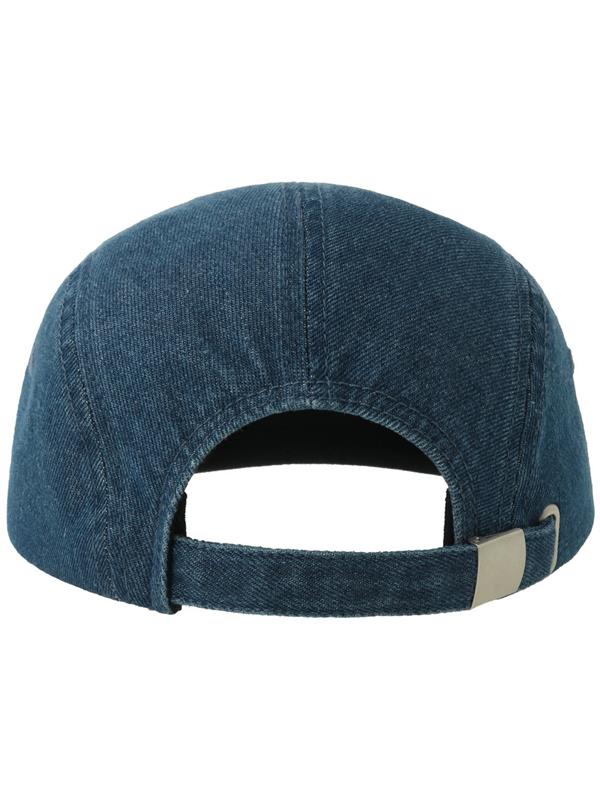 Atlantis Ruby 5 Panel Unstructured Low Profile Flat Visor Denim Recycled Camper Cap Adult