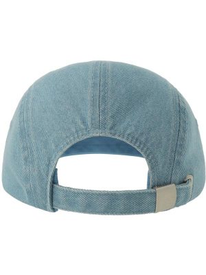 Atlantis Ruby 5 Panel Unstructured Low Profile Flat Visor Denim Recycled Camper Cap Adult - Image 14