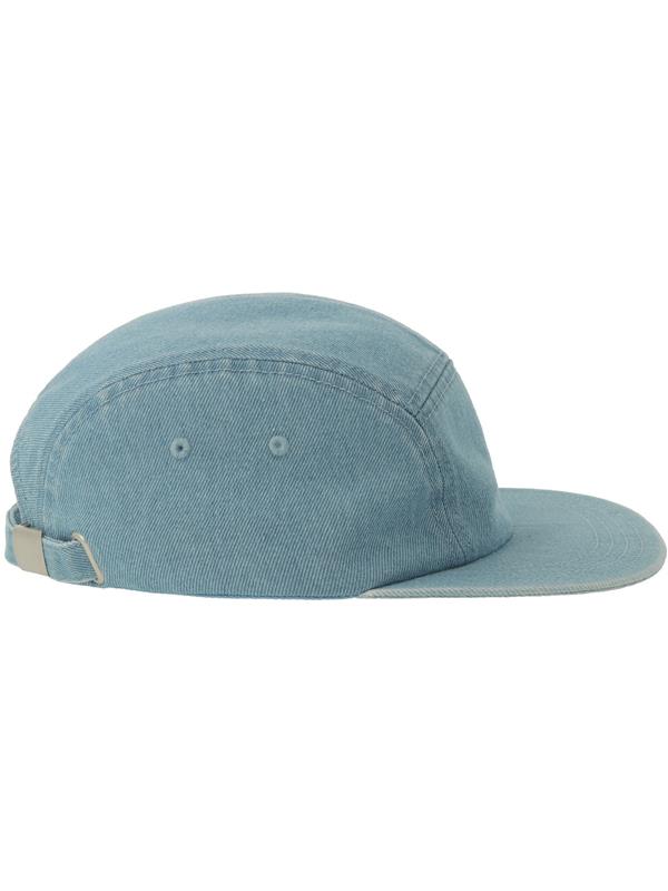 Atlantis Ruby 5 Panel Unstructured Low Profile Flat Visor Denim Recycled Camper Cap Adult