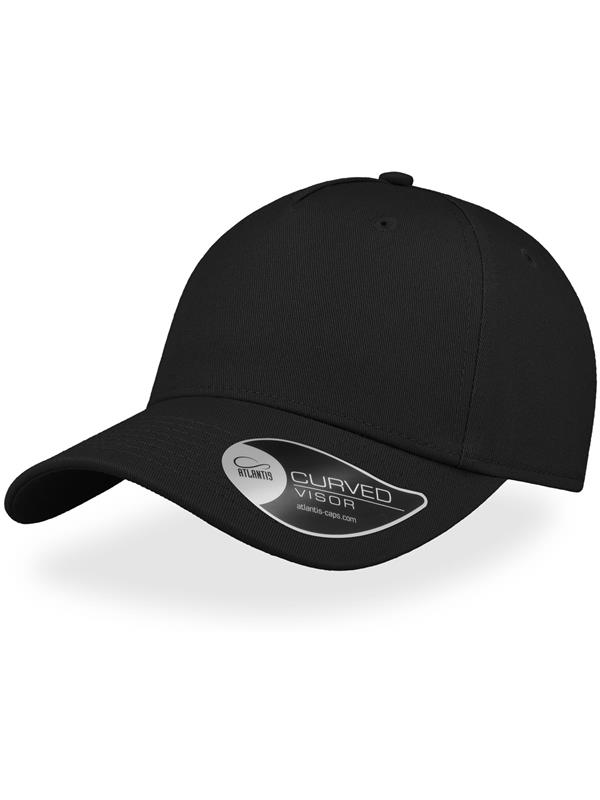 Atlantis Shot Curved Visor 5 Panel Structured Cap Adult