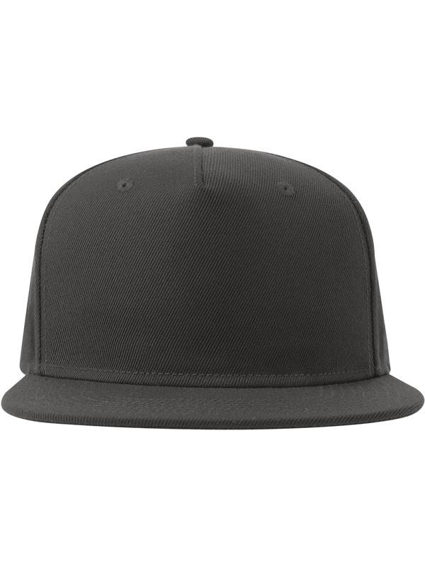 Atlantis Snapback Flat Visor 5 Panel Sustainable Cap Adult