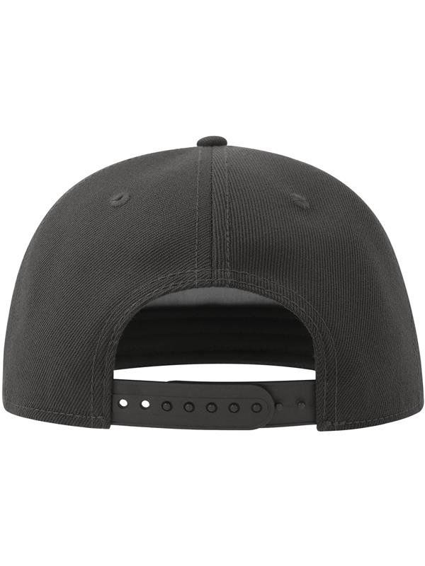 Atlantis Snapback Flat Visor 5 Panel Sustainable Cap Adult