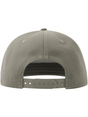 Atlantis Snapback Flat Visor 5 Panel Sustainable Cap Adult - Image 9