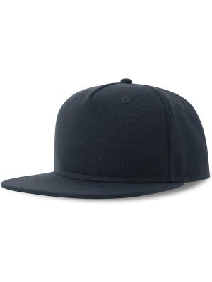 Atlantis Snapback Flat Visor 5 Panel Sustainable Cap Adult - Image 11